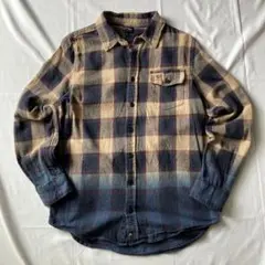 00s ネルシャツ フランネル チェック柄 グランジ Y2K 大人気 平成 古着