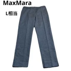 美品　MaxMara 総柄　パンツ カジュアルパンツ　テーパードパンツのサムネイル