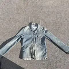 ラングラー　ライトブルーデニムジャケット　70s 三角タグ