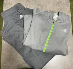 adidas ジャージ上下セット L グレー