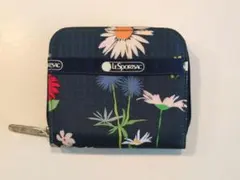 LESPORTSAC フラワープリント 二つ折り財布