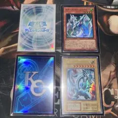 遊戯王 青眼の白龍 ブルーアイズ デッキ 　　　シンクロデッキ　スリーブ付き