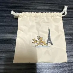 エビアン オリジナル巾着 柴犬