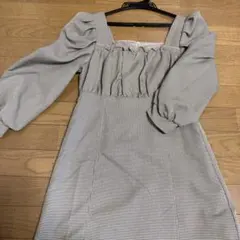 GRL チェックワンピース