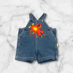 MIKI HOUSE ベビー デニム オーバーオール 80cm