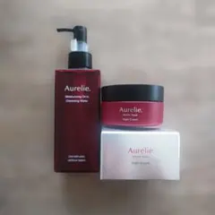 Aurelie クレンジングオイル＆ナイトクリーム3点セット