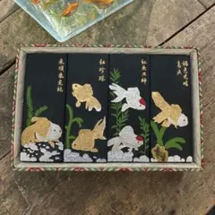 お値下げ中‼️【未使用】中国安徽省黄山　松煙墨　金魚園のサムネイル