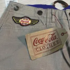 Coca-Cola ワークパンツ コカコーラ　人気　ベージュ【レア】限定1