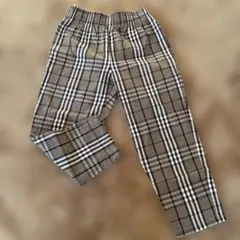 GU チェック柄パンツ M 美品