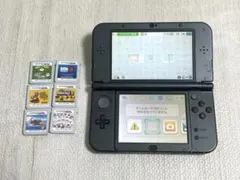 上画面IPS Newニンテンドー3DS LL メタリックブラック ソフト付き