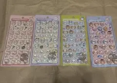 ちいかわ　ボンボンドロップシール　モモンガ　古本屋　みんなポーズ　みんなニコニコ