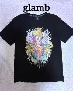 glamb•グラフィックデザインＴシャツ(黒)