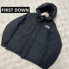 ファーストダウン　FIRST DOWN パネルショートダウン　ブラック USA