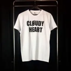 新品 BOOWY ボウイ CLOUDY HEART Jロックバンド 白 Tシャツ