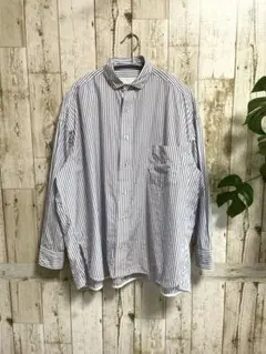 TICCA スクエアビッグシャツ ストライプ長袖ブラウス　美品のサムネイル