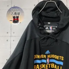 NBA adidas アディダス メンズ パーカー ジャージ　2XL ブラック