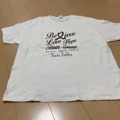 Team Debbie メッセージTシャツ ホワイト