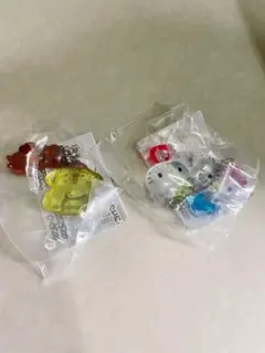 【新品未開封】サンリオ なかよしドロップチャーム キティ、ポムポムプリンセット