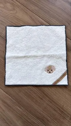 トイプードル刺繍タオルハンカチ