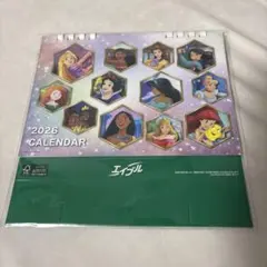エイブルディズニプリンセスーカレンダー　卓上カレンダー2026