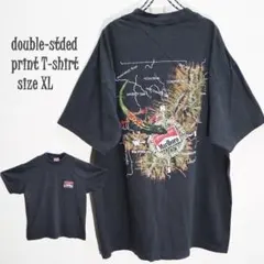 【新品】ビンテージ加工　プリントTシャツ　XL　マルボロ　リザードのサムネイル