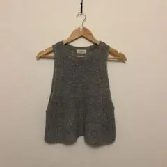 IENA クロップドニットベスト