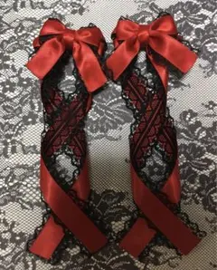 量産型クロス姫リボン♡ゴシックレッド♡