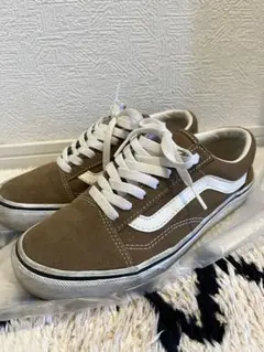 VANS OLD SCHOOL ブラウン 24.5 美品 バンズ brown