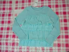 GU　140ｃｍ新品裏毛地のトレーナー　水色