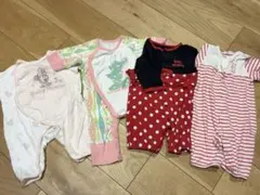 【50-70サイズ】ディズニー　ミニー　カバーオール