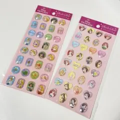 ディズニープリンセス　ストーンシール