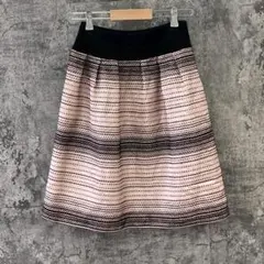 ✨COTOO✨コトゥー♡フレアスカート♡ピンク黒♡可愛い♡お洒落♡(38)のサムネイル