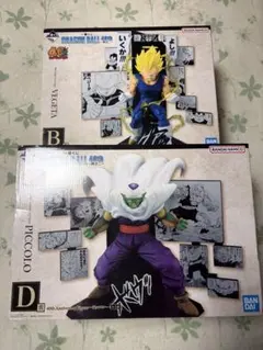 ドラゴンボール　一番くじ　フィギュア　ピッコロ　ベジータ