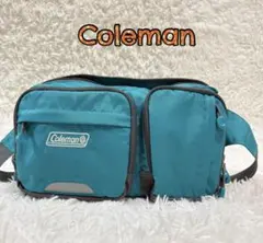 y2k 希少色 coleman ワンショルダーバッグ スリングバッグ グリーン