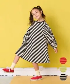 マーキーズ　ワンピース　フリル　ボーダー　110