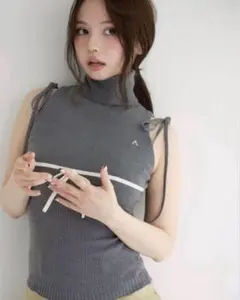 ₍*₎様 Adele ribbon tank gray　ANDMARY andmary Adele ribbon tank gray - メルカリ