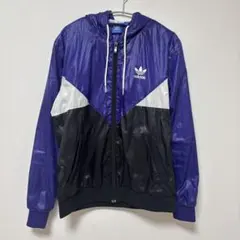 adidas アディダス ウィンドブレーカー パープル ナイロンパーカー XLのサムネイル