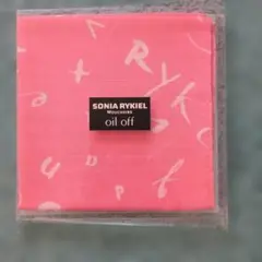 SONIA RYKIEL あぶらとりハンカチ ピンク