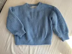 H&M 水色 セーター ニット 100~110cm