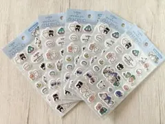 Sanrio しろたん✖️はぴだんぶい　ぷくっとシール　20片✖️5枚セット