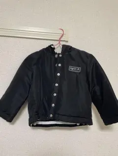 agnès b. 黒いフード付きジャケット