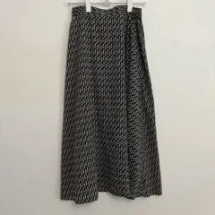 Honeys 幾何学模様 ロングスカート 涼しげ ウエストゴムのサムネイル