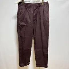 ユニクロ イージーパンツ M テーパード ブラウン