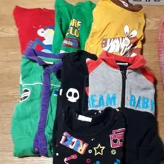 長袖ロンパースセット、男女兼用70.80ベビードール等