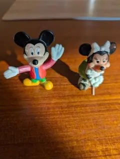 ミッキーマウス ミニーマウス フィギュアセット