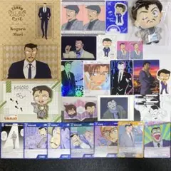 名探偵コナン　毛利小五郎 カード　セガラッキーくじ　マスコット　ぬいぐるみ