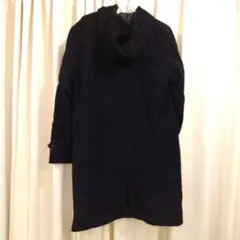 コムサ　ロングコート　ブラックのサムネイル