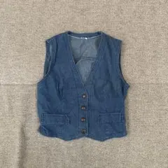 古着 デニムベスト