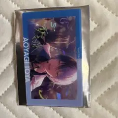プロセカ 青柳冬弥 あんスタ コラボ ブロマイド カラパレ 特典 サイン付き