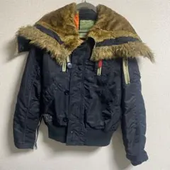 【希少】ALPHA INDUSTRIES N-2B フライトジャケット ブラック